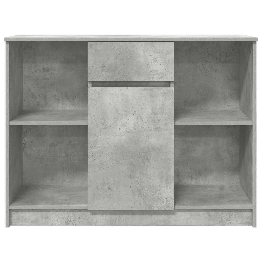 Komoda s ladicama beton siva 101x35x76 cm konstruirano drvo