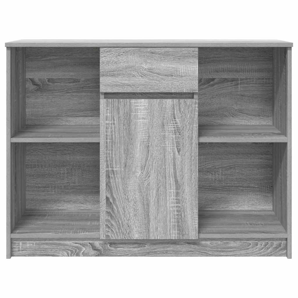 Komoda s ladicom siva sonoma 101x35x76 cm konstruirano drvo