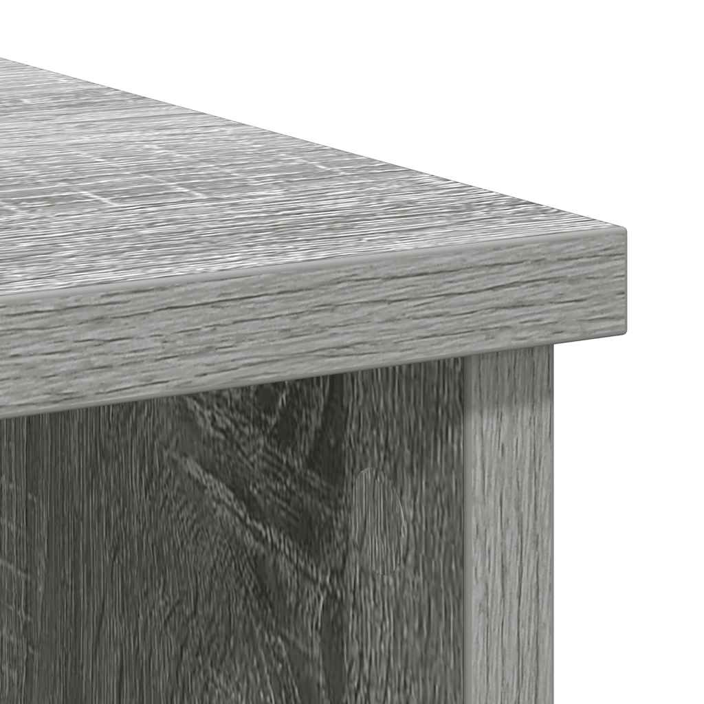 Komoda s ladicom siva sonoma 101x35x76 cm konstruirano drvo