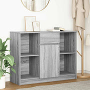 Komoda s ladicom siva sonoma 101x35x76 cm konstruirano drvo