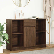 Komoda s ladicama smeđeg hrasta 101x35x76 cm konstruirano drvo