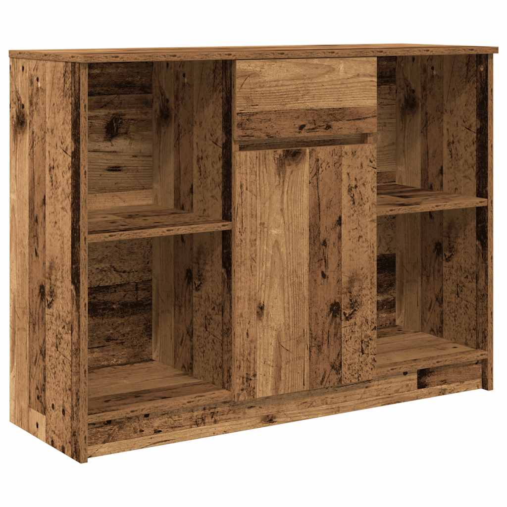 Komoda s ladicama staro drvo 101x35x76 cm konstruirano drvo