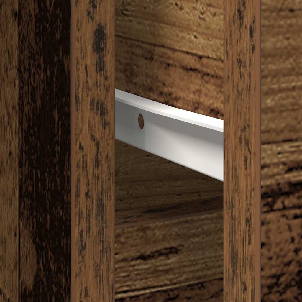 Komoda s ladicama staro drvo 101x35x76 cm konstruirano drvo