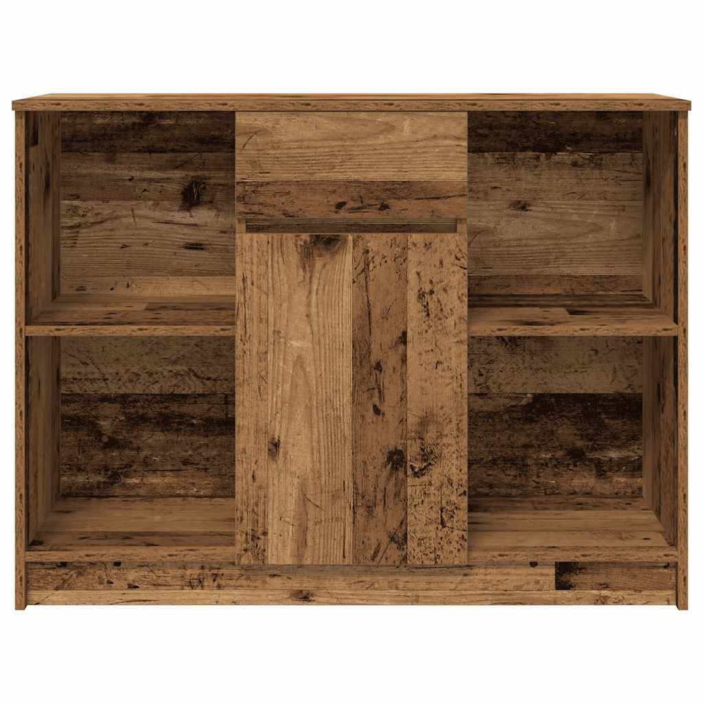 Komoda s ladicama staro drvo 101x35x76 cm konstruirano drvo