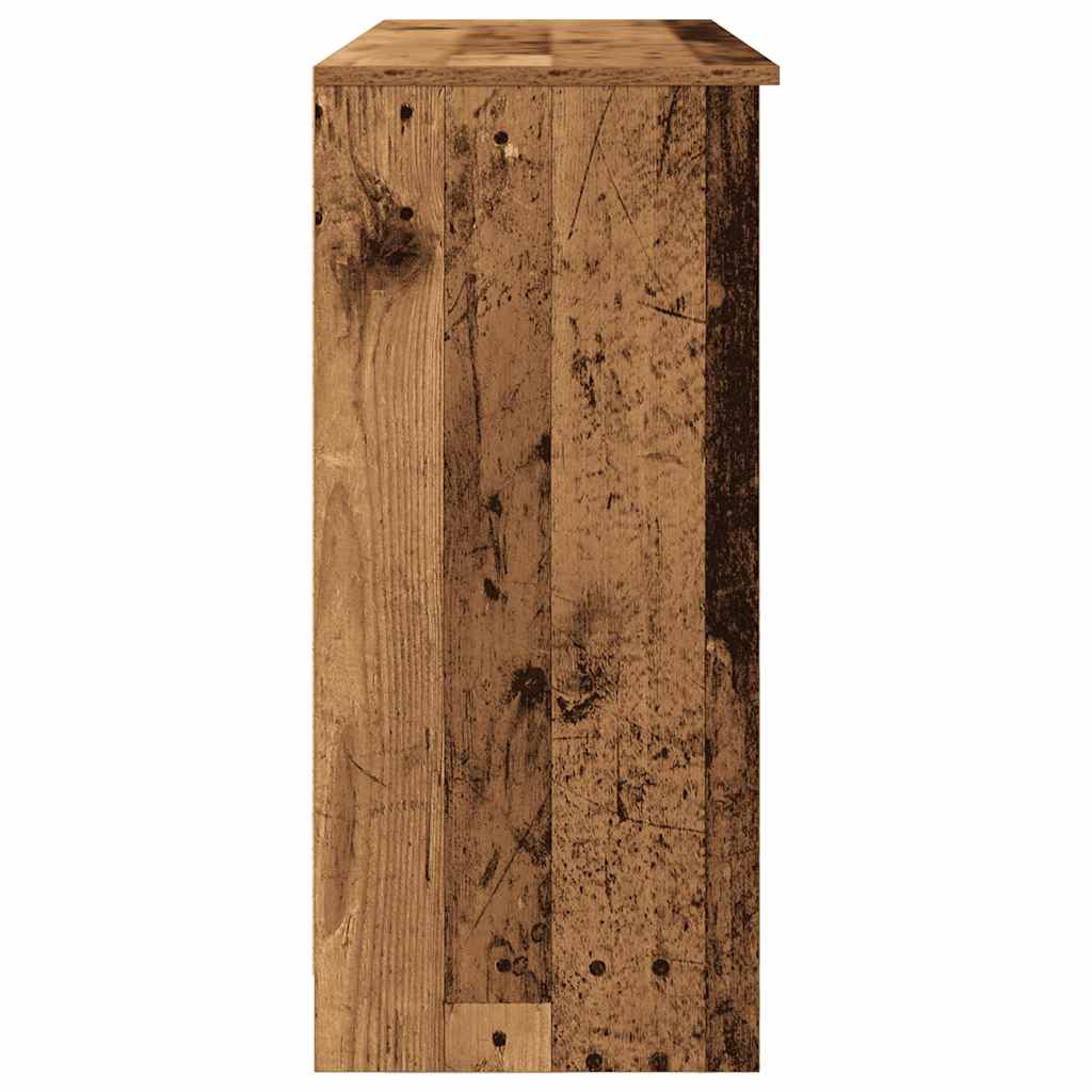 Komoda s ladicama staro drvo 101x35x76 cm konstruirano drvo