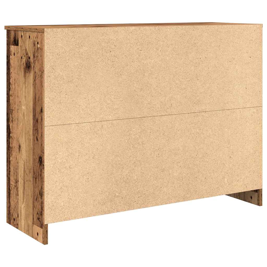 Komoda s ladicama staro drvo 101x35x76 cm konstruirano drvo