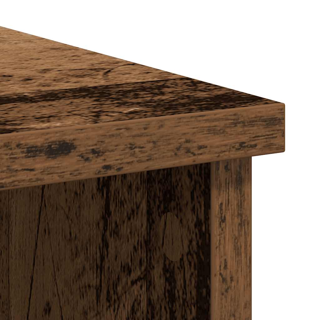 Komoda s ladicama staro drvo 101x35x76 cm konstruirano drvo