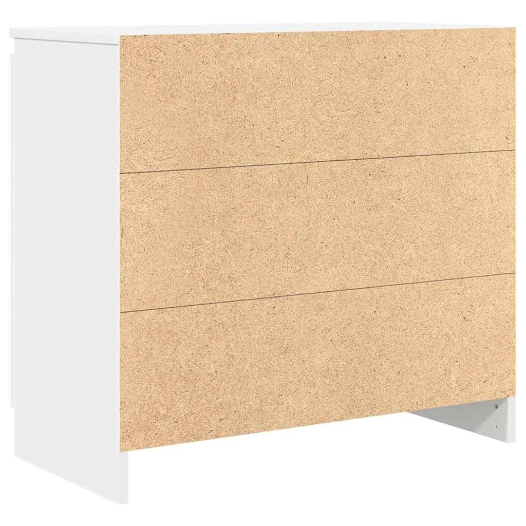Komoda s ladicama bijela 71x35x84 cm konstruirano drvo