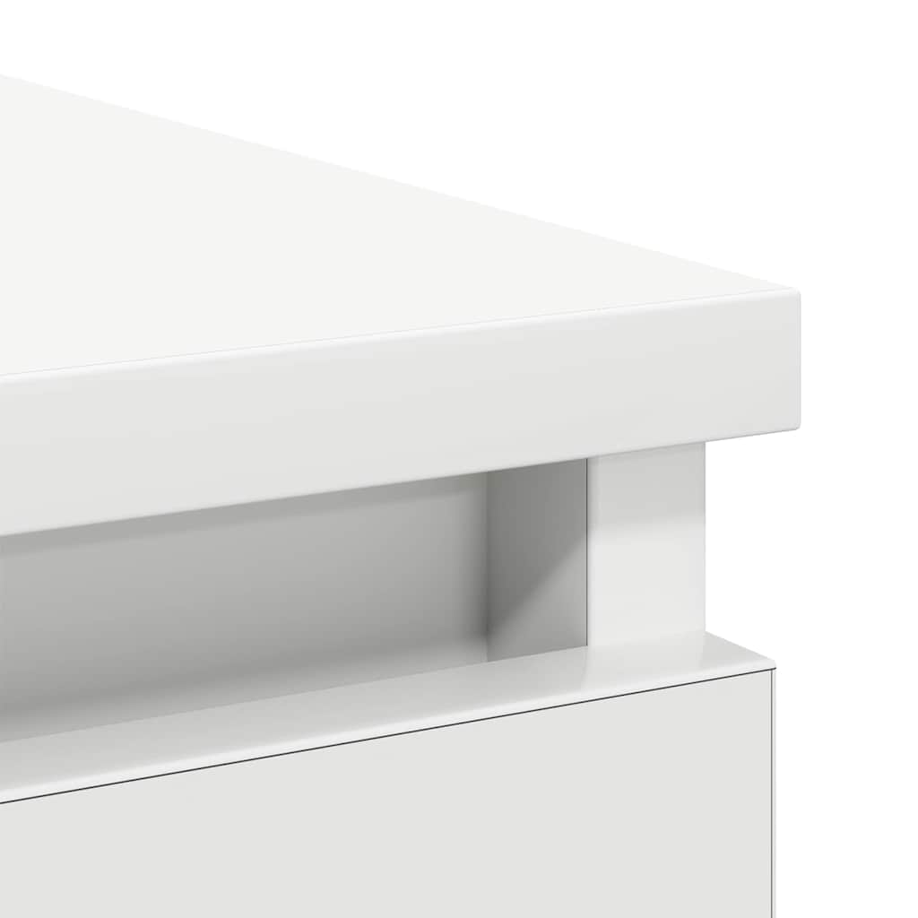 Komoda s ladicama bijela 71x35x84 cm konstruirano drvo