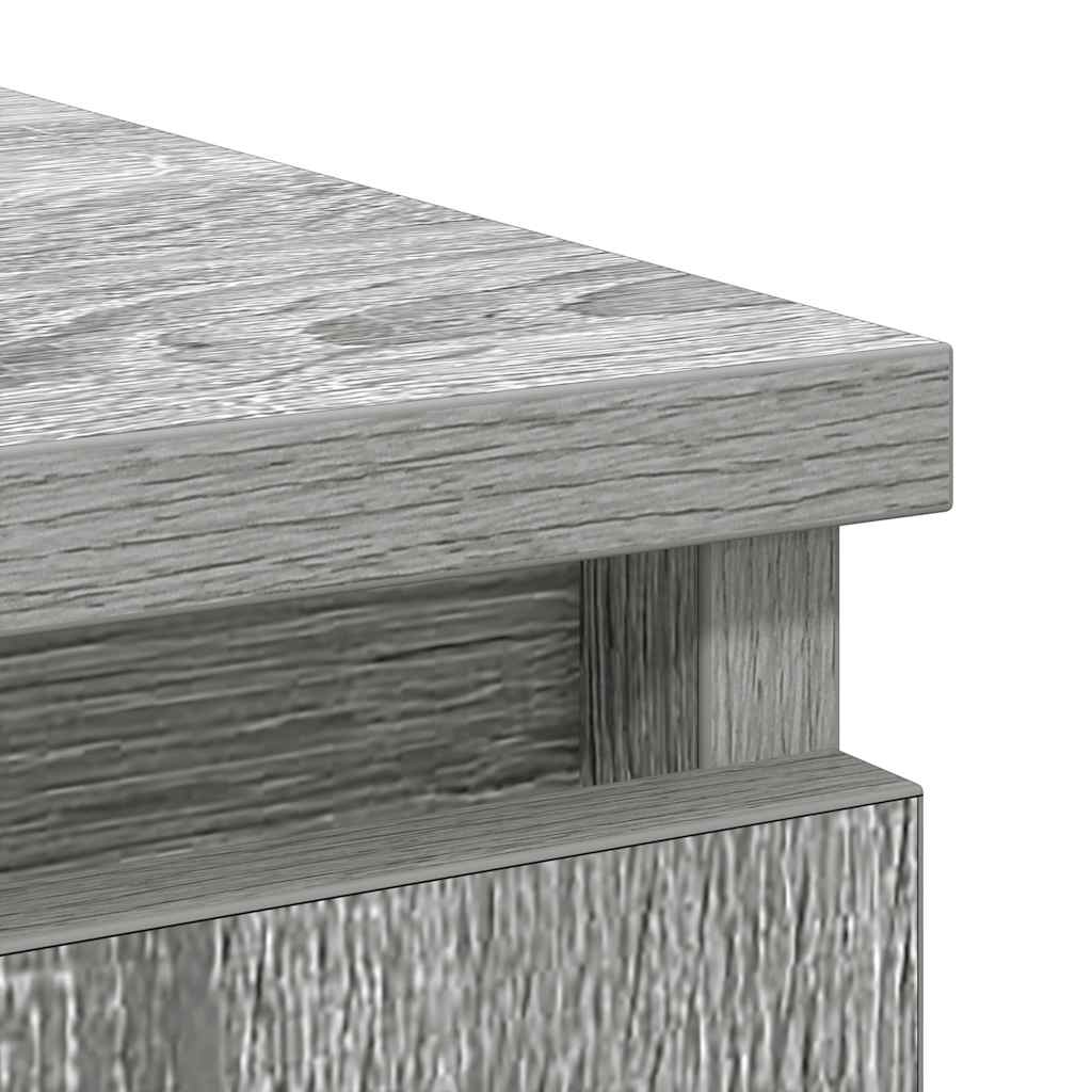 Komoda s ladicom siva sonoma 71x35x65 cm konstruirano drvo