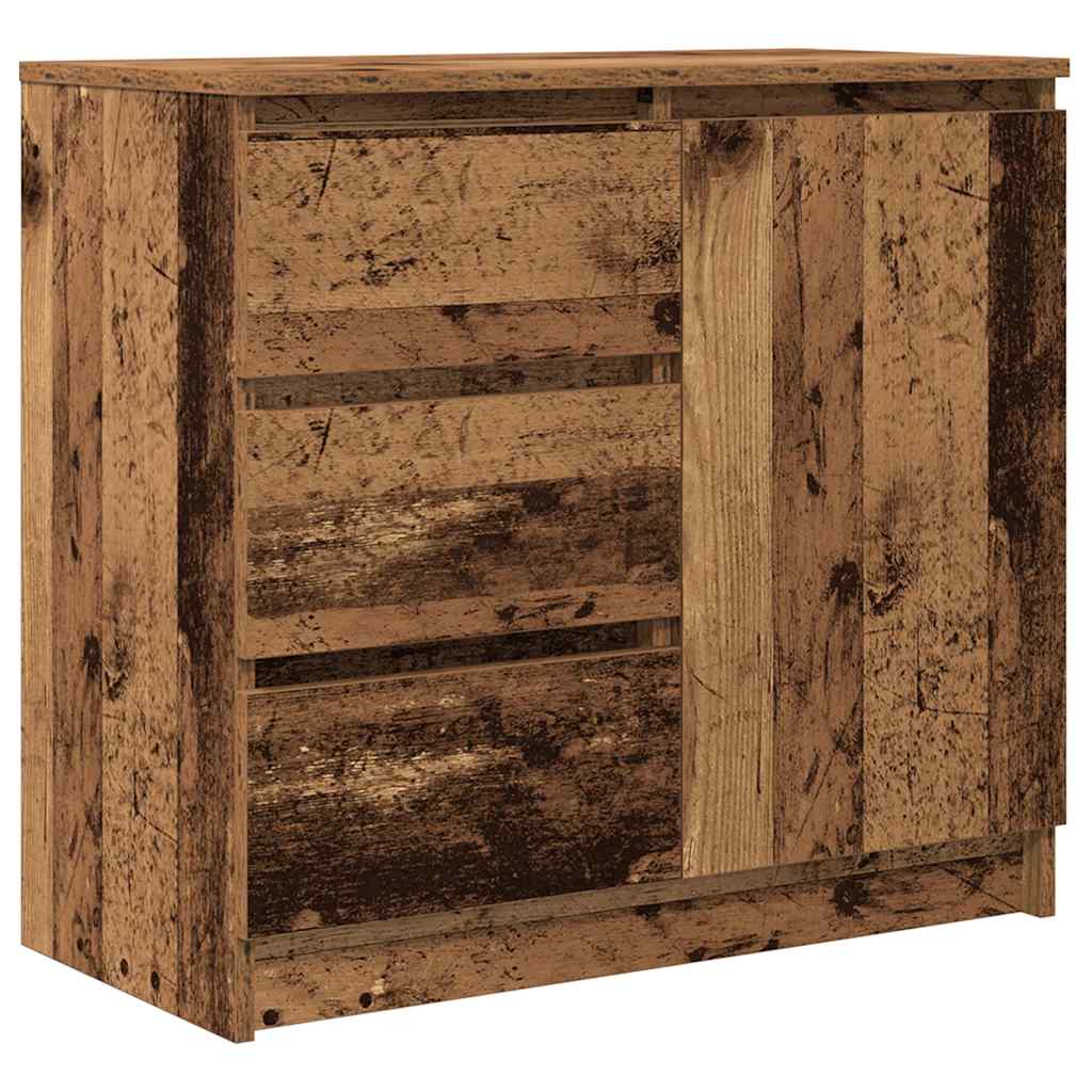 Komoda s ladicama staro drvo 71x35x65 cm konstruirano drvo