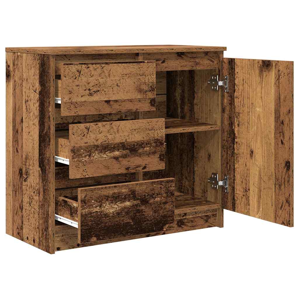 Komoda s ladicama staro drvo 71x35x65 cm konstruirano drvo