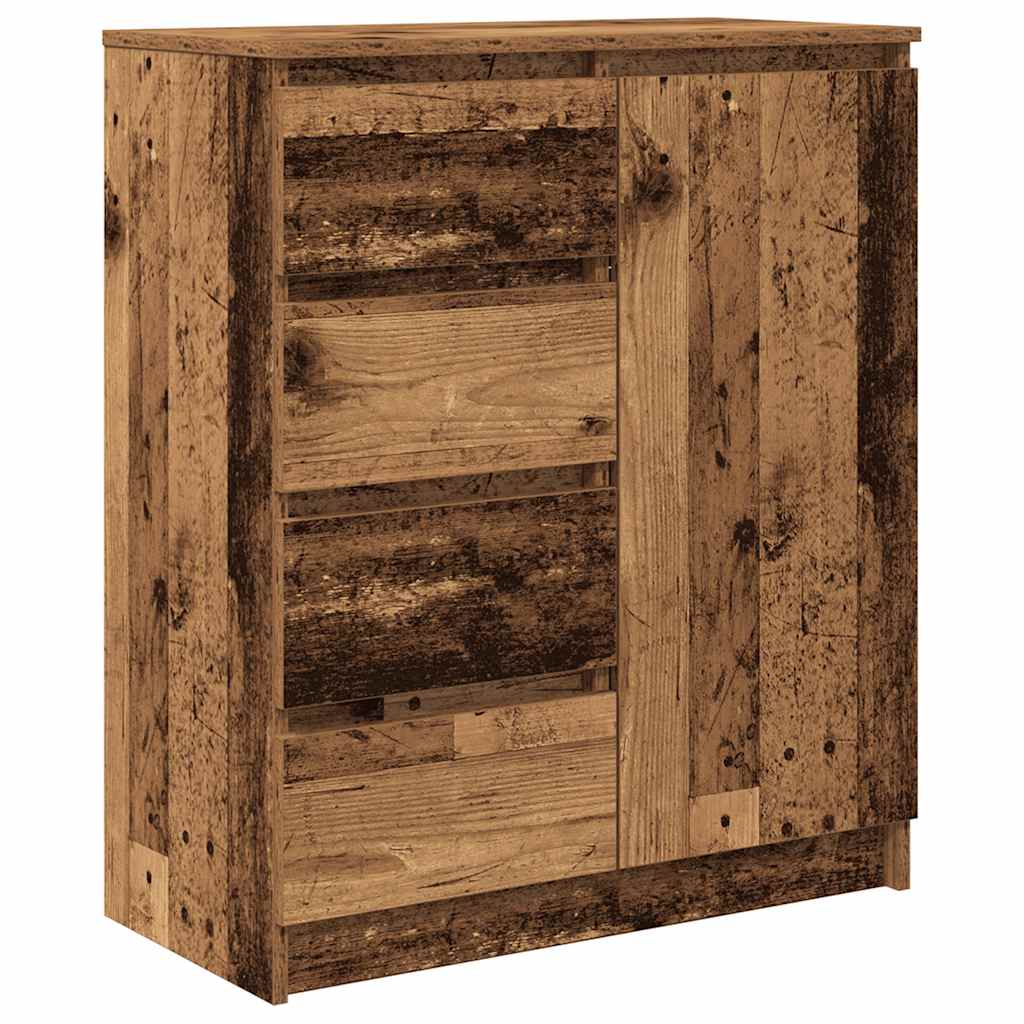 Komoda s ladicama staro drvo 71x35x84 cm konstruirano drvo