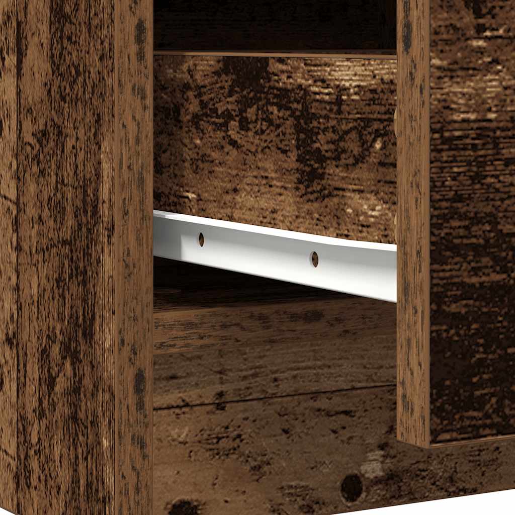 Komoda s ladicama staro drvo 71x35x84 cm konstruirano drvo