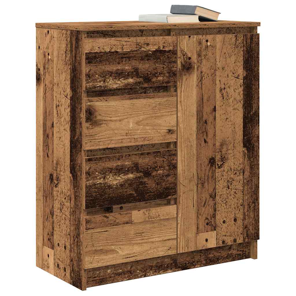 Komoda s ladicama staro drvo 71x35x84 cm konstruirano drvo