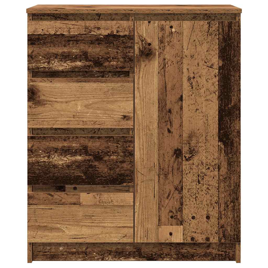 Komoda s ladicama staro drvo 71x35x84 cm konstruirano drvo