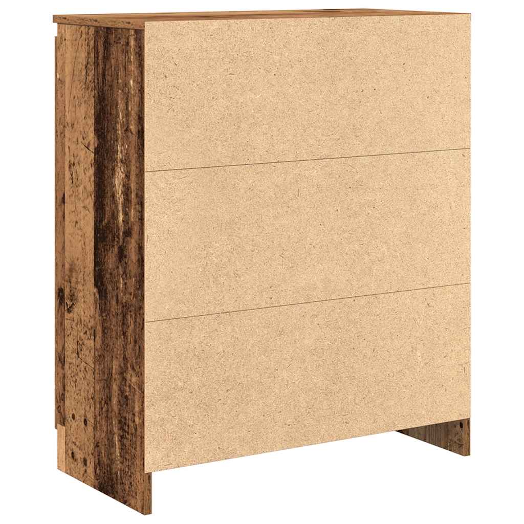 Komoda s ladicama staro drvo 71x35x84 cm konstruirano drvo