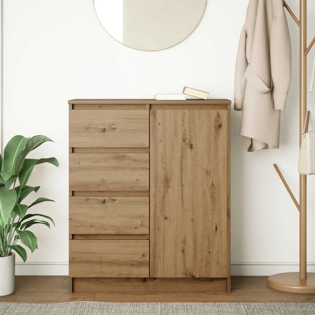 Komoda s ladicama Artisan hrast 71x35x84 cm izrađeno drvo