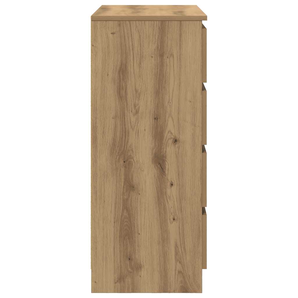 Komoda s ladicama Artisan hrast 71x35x84 cm izrađeno drvo