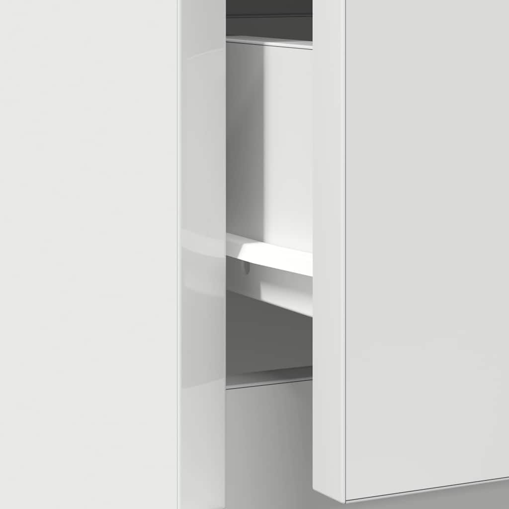 Komoda s ladicama bijela 71x35x84 cm konstruirano drvo