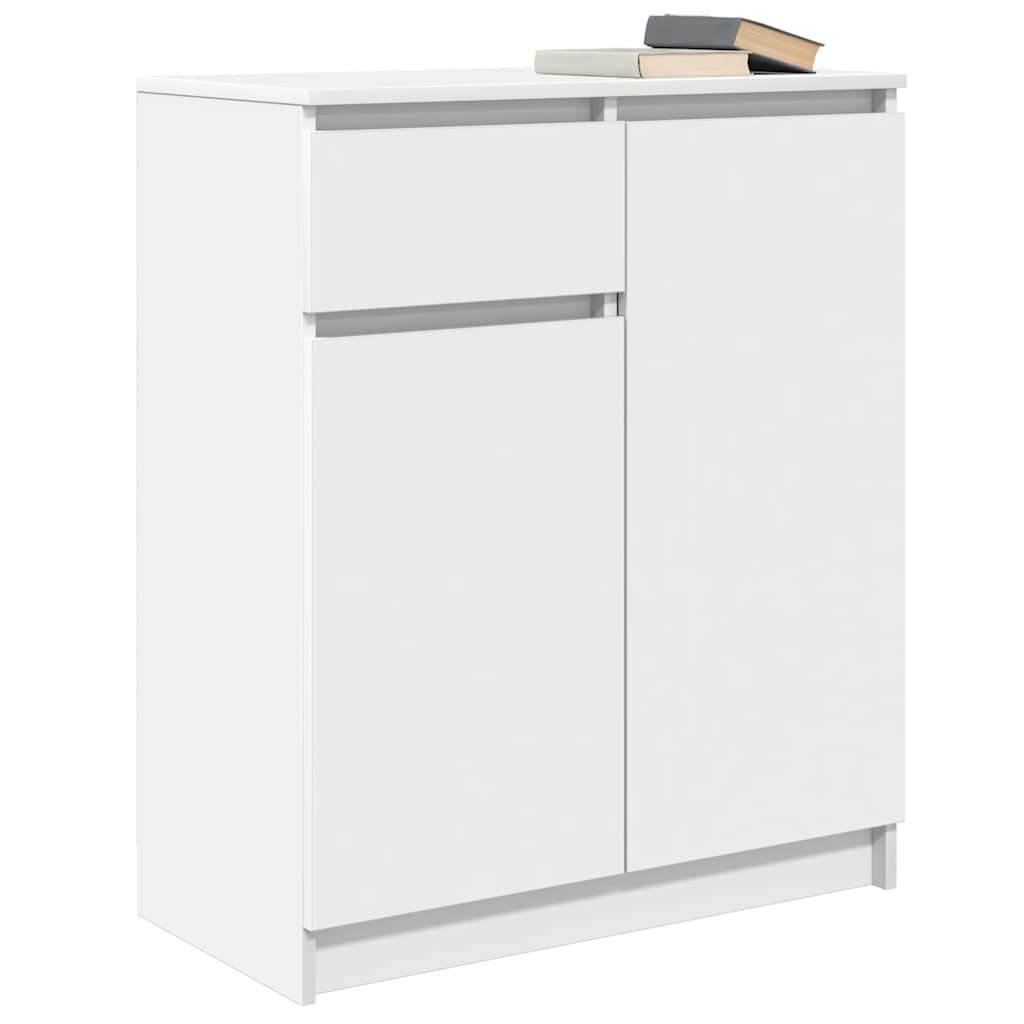 Komoda s ladicama bijela 71x35x84 cm konstruirano drvo