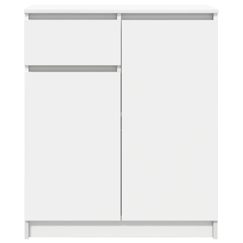 Komoda s ladicama bijela 71x35x84 cm konstruirano drvo