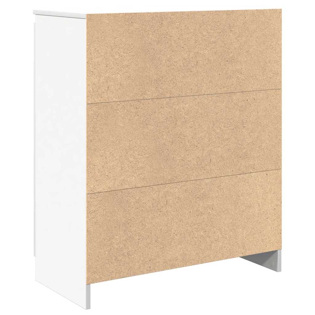 Komoda s ladicama bijela 71x35x84 cm konstruirano drvo