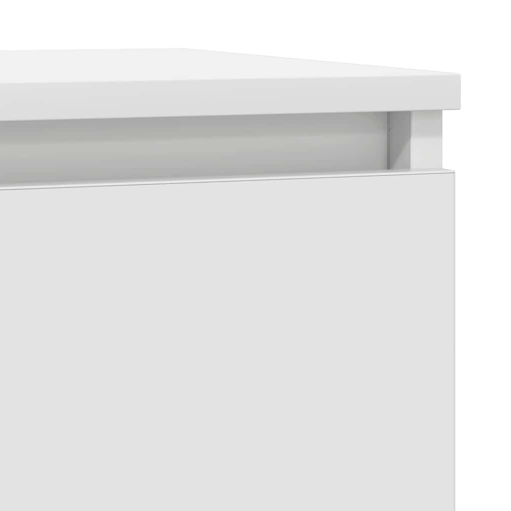 Komoda s ladicama bijela 71x35x84 cm konstruirano drvo