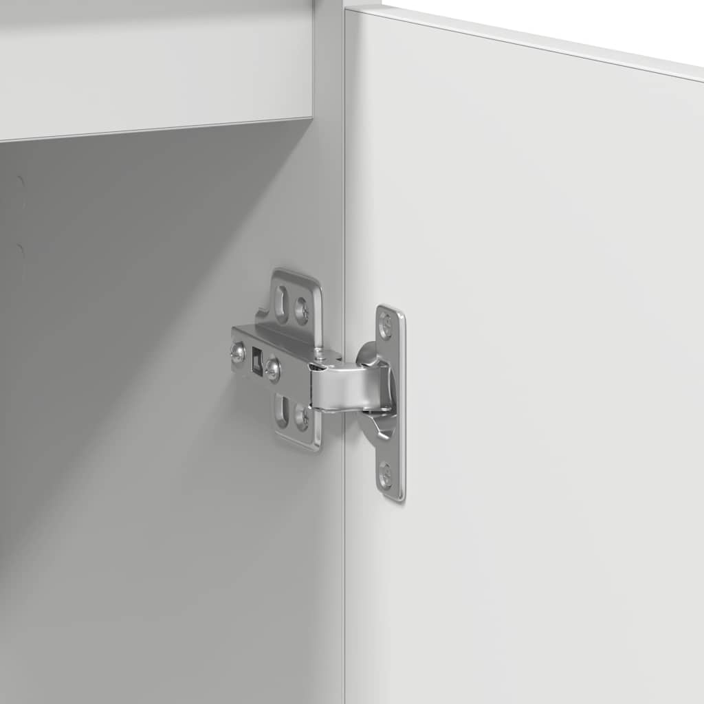 Komoda s ladicama bijela 71x35x84 cm konstruirano drvo