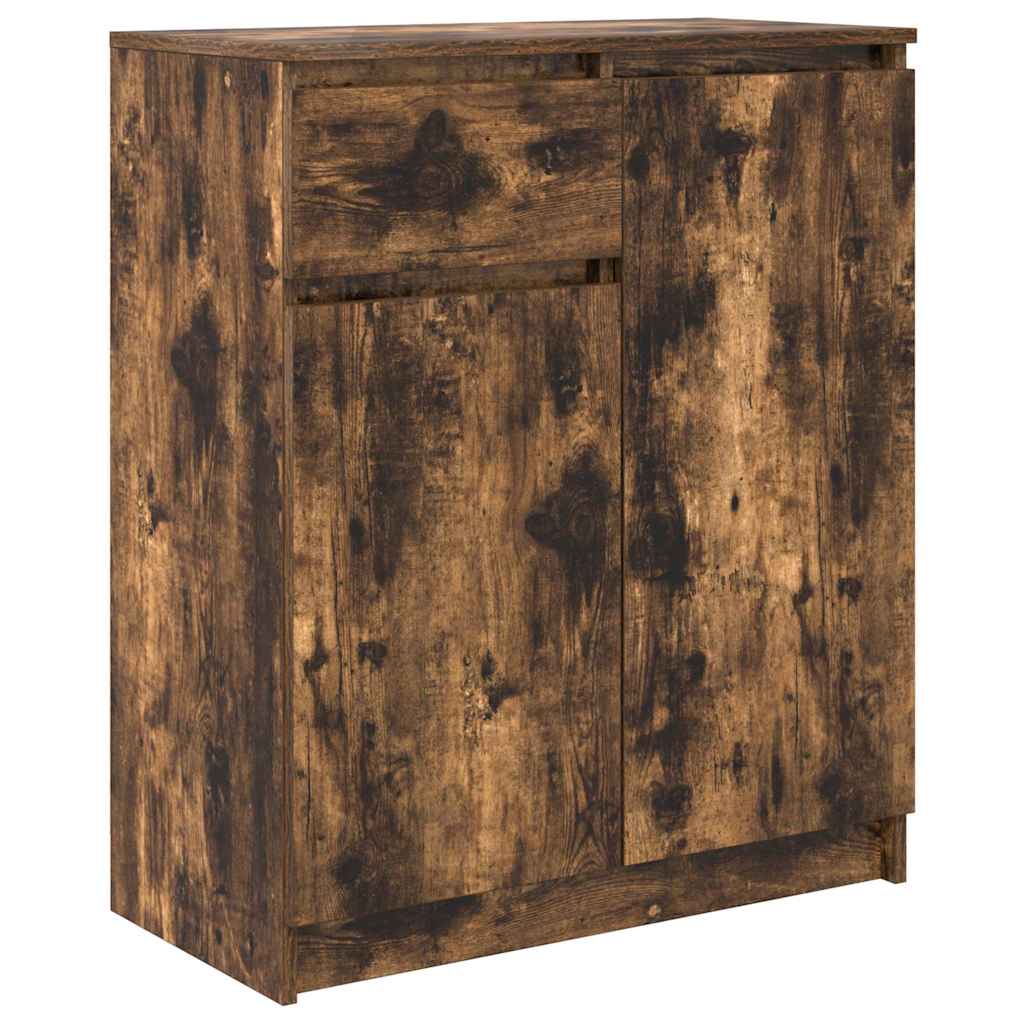 Komoda s ladicama dimljenog hrasta 71x35x84cm konstruirano drvo