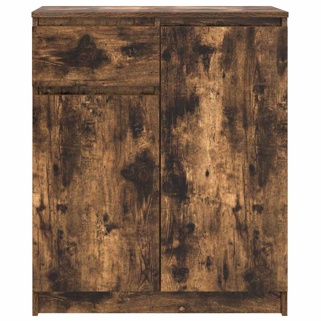 Komoda s ladicama dimljenog hrasta 71x35x84cm konstruirano drvo