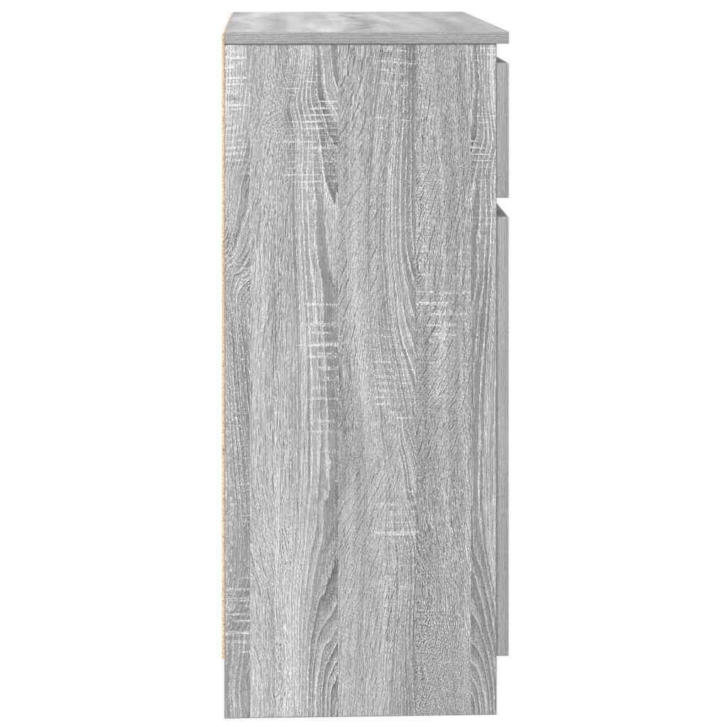 Komoda s ladicom siva sonoma 71x35x84 cm konstruirano drvo