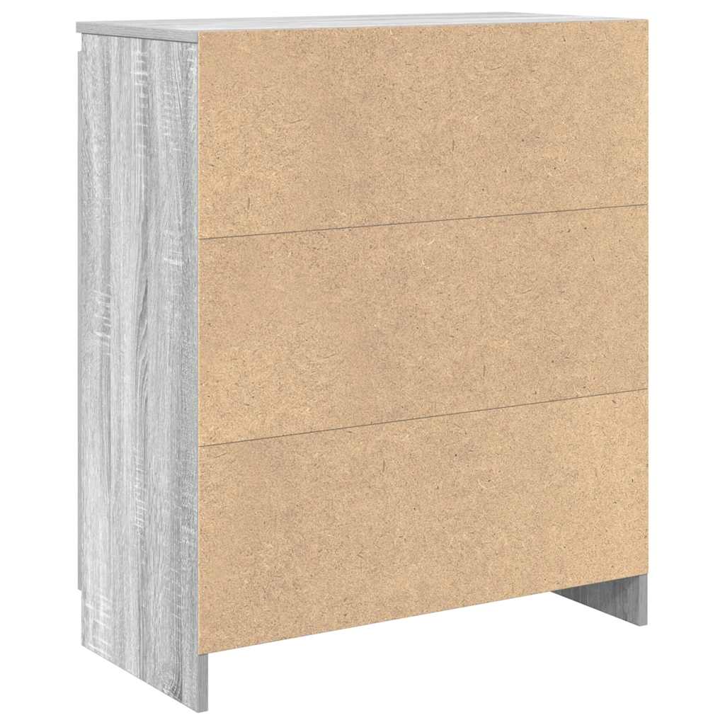 Komoda s ladicom siva sonoma 71x35x84 cm konstruirano drvo