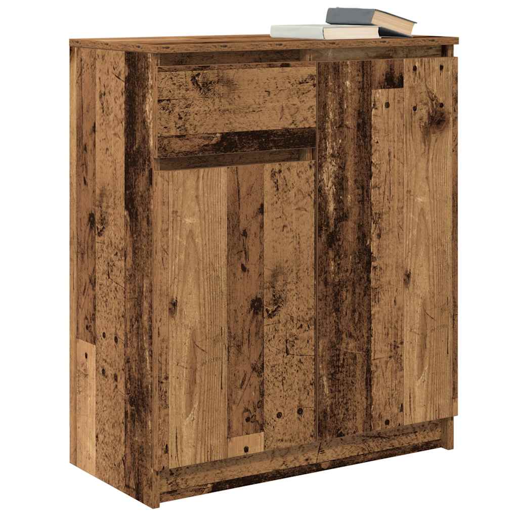 Komoda s ladicama staro drvo 71x35x84 cm konstruirano drvo