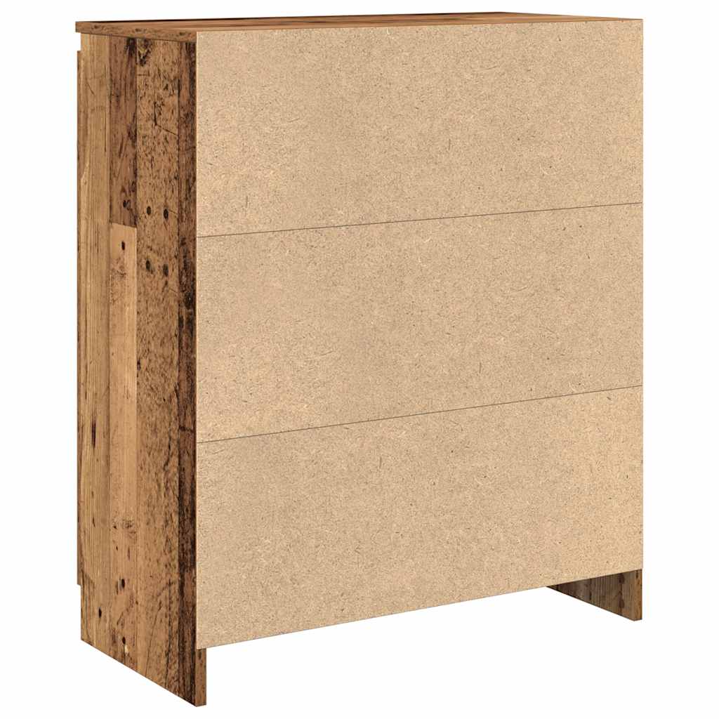 Komoda s ladicama staro drvo 71x35x84 cm konstruirano drvo
