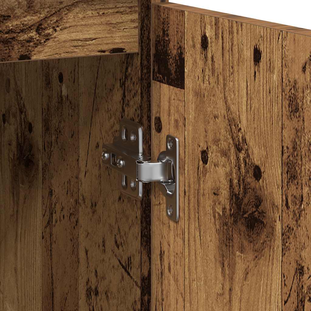 Komoda s ladicama staro drvo 71x35x84 cm konstruirano drvo
