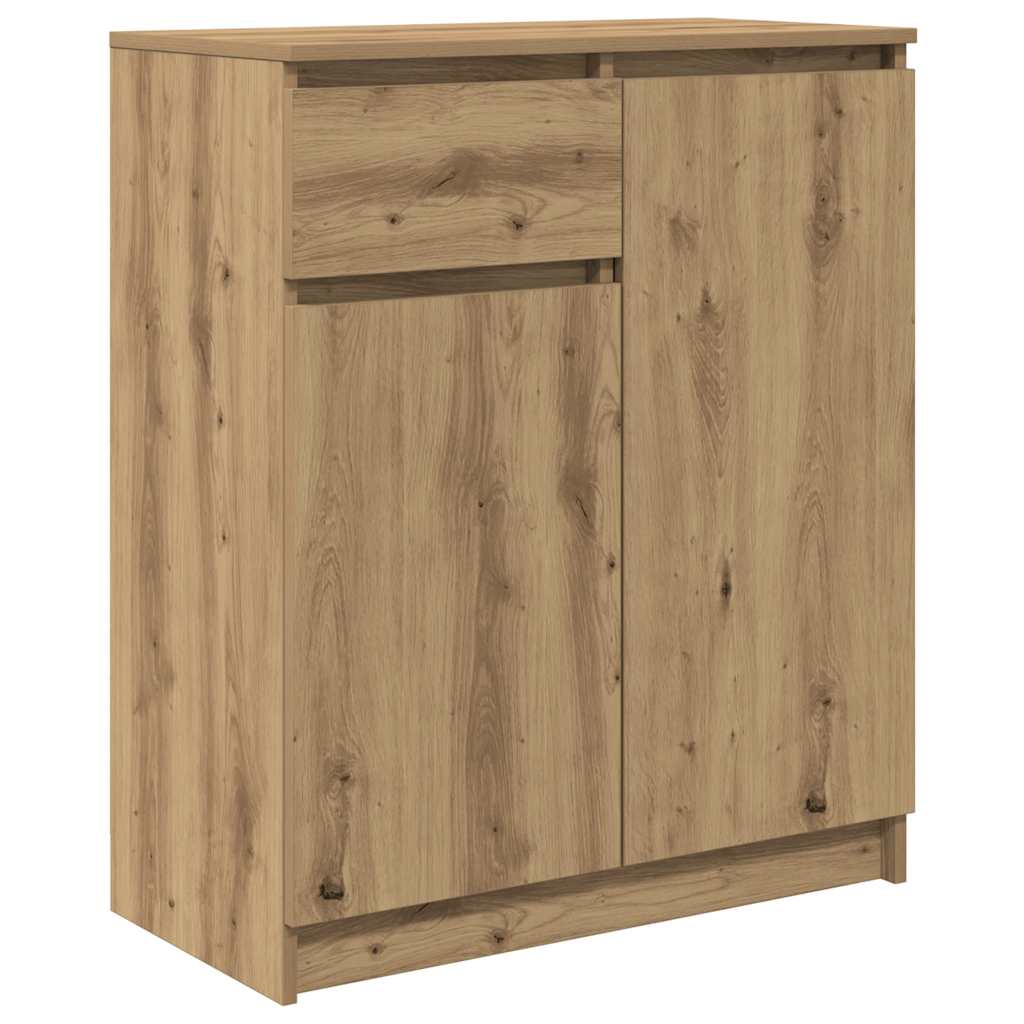 Komoda s ladicama artisan hrast 71x35x84 cm konstruirano drvo