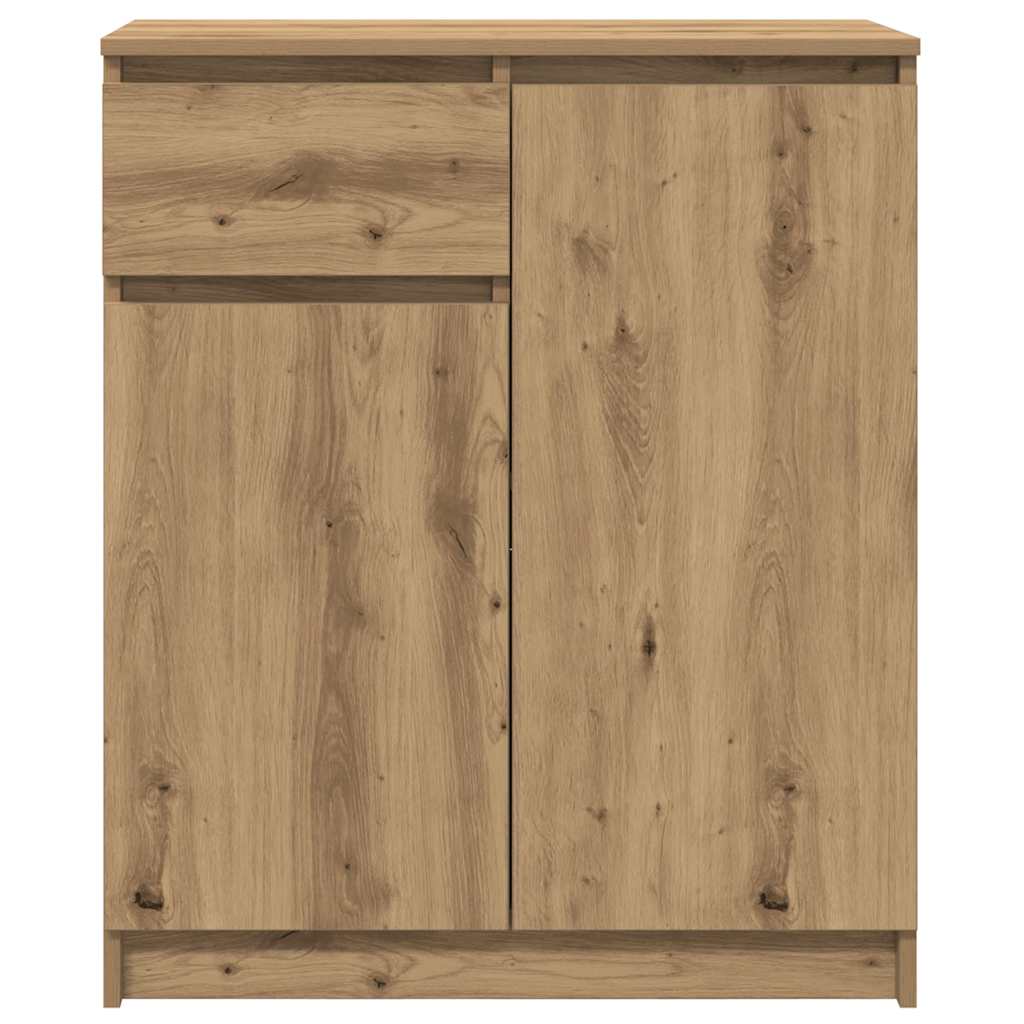 Komoda s ladicama artisan hrast 71x35x84 cm konstruirano drvo
