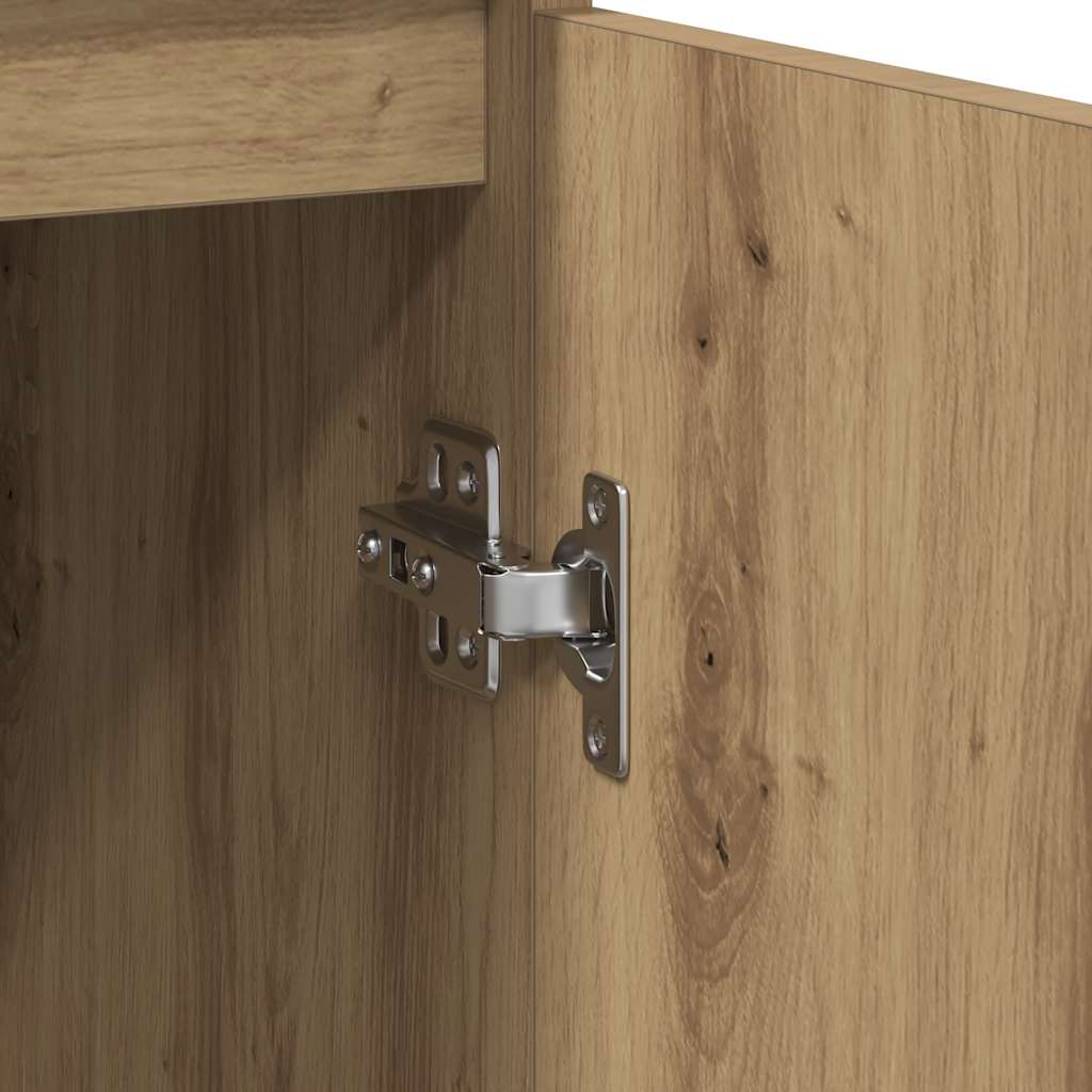 Komoda s ladicama artisan hrast 71x35x84 cm konstruirano drvo