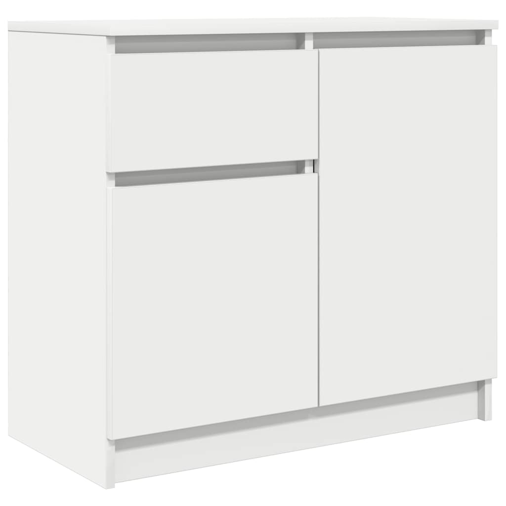 Komoda s ladicama bijela 71x35x84 cm konstruirano drvo