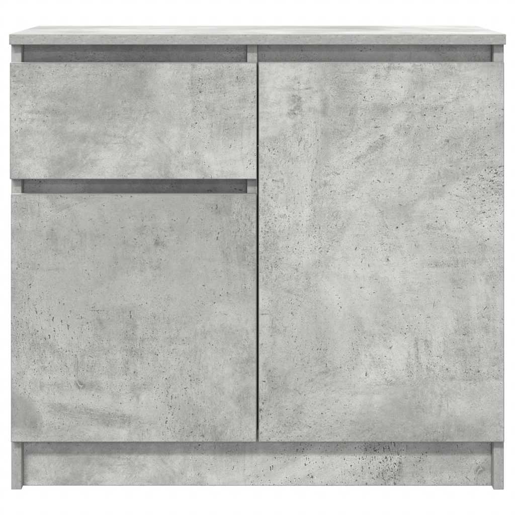 Komoda s ladicama beton siva 71x35x65 cm konstruirano drvo