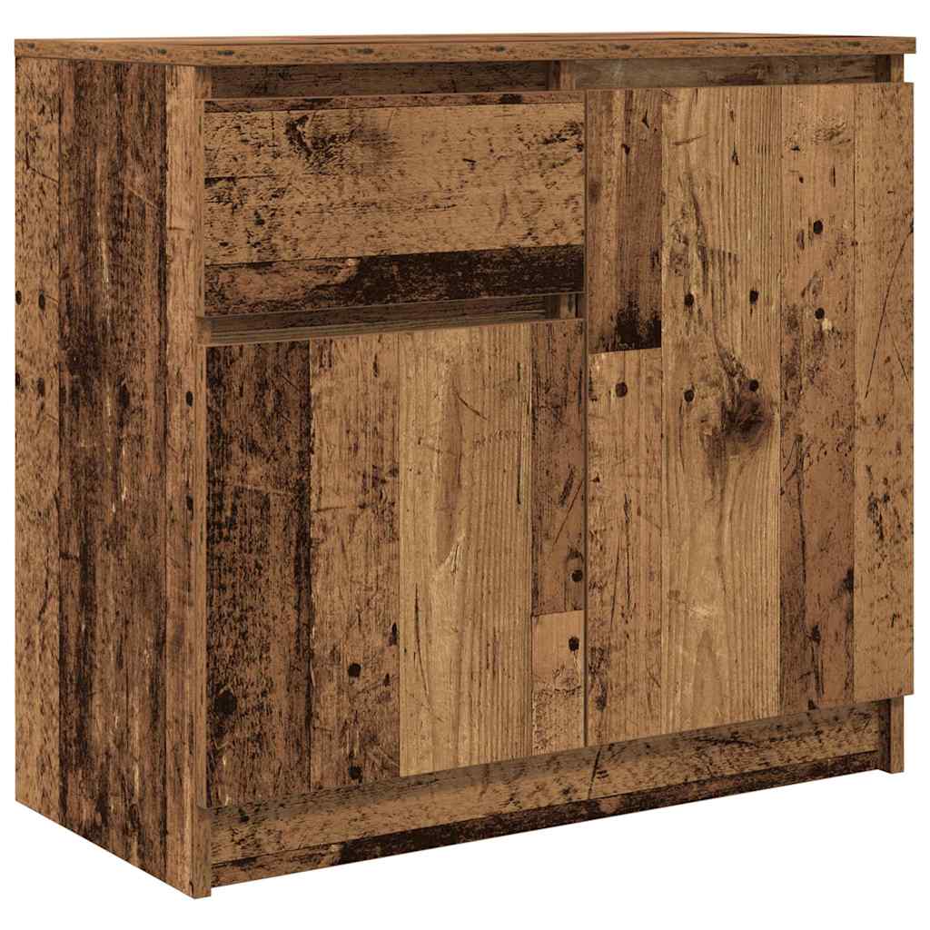 Komoda s ladicama staro drvo 71x35x65 cm konstruirano drvo