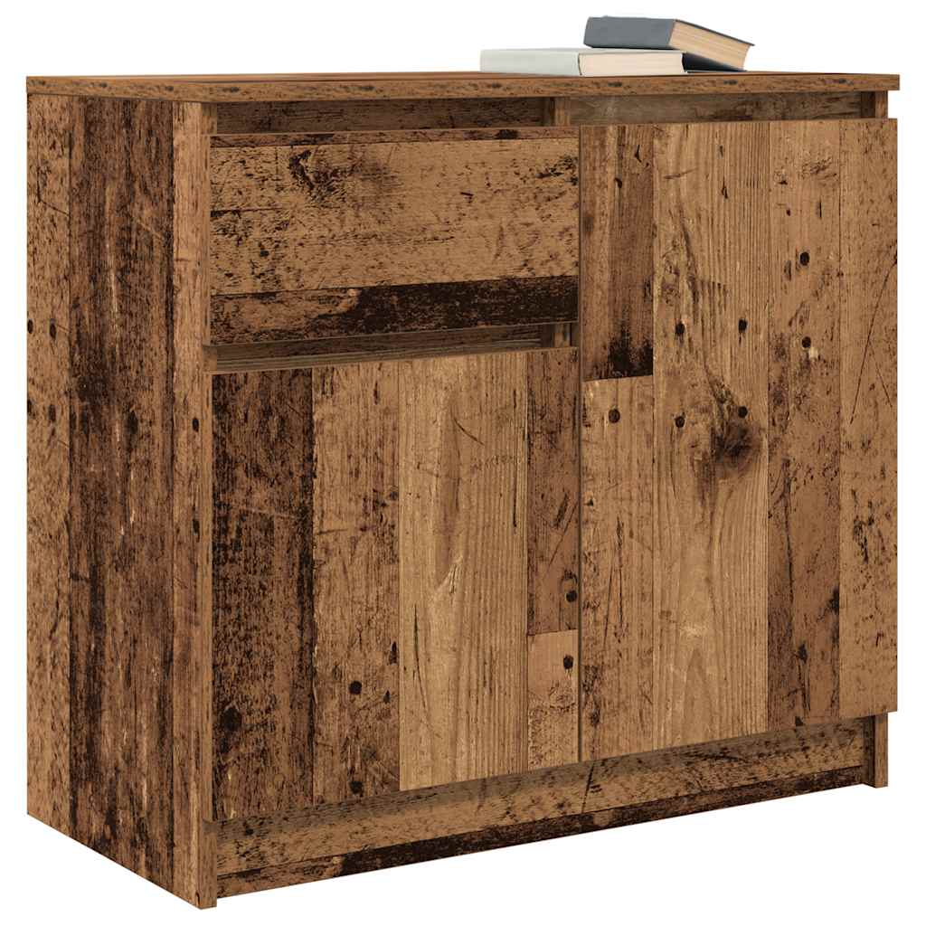 Komoda s ladicama staro drvo 71x35x65 cm konstruirano drvo