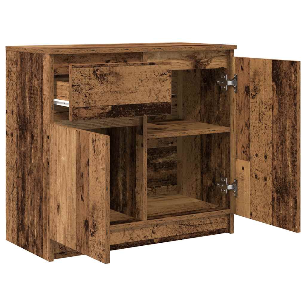 Komoda s ladicama staro drvo 71x35x65 cm konstruirano drvo