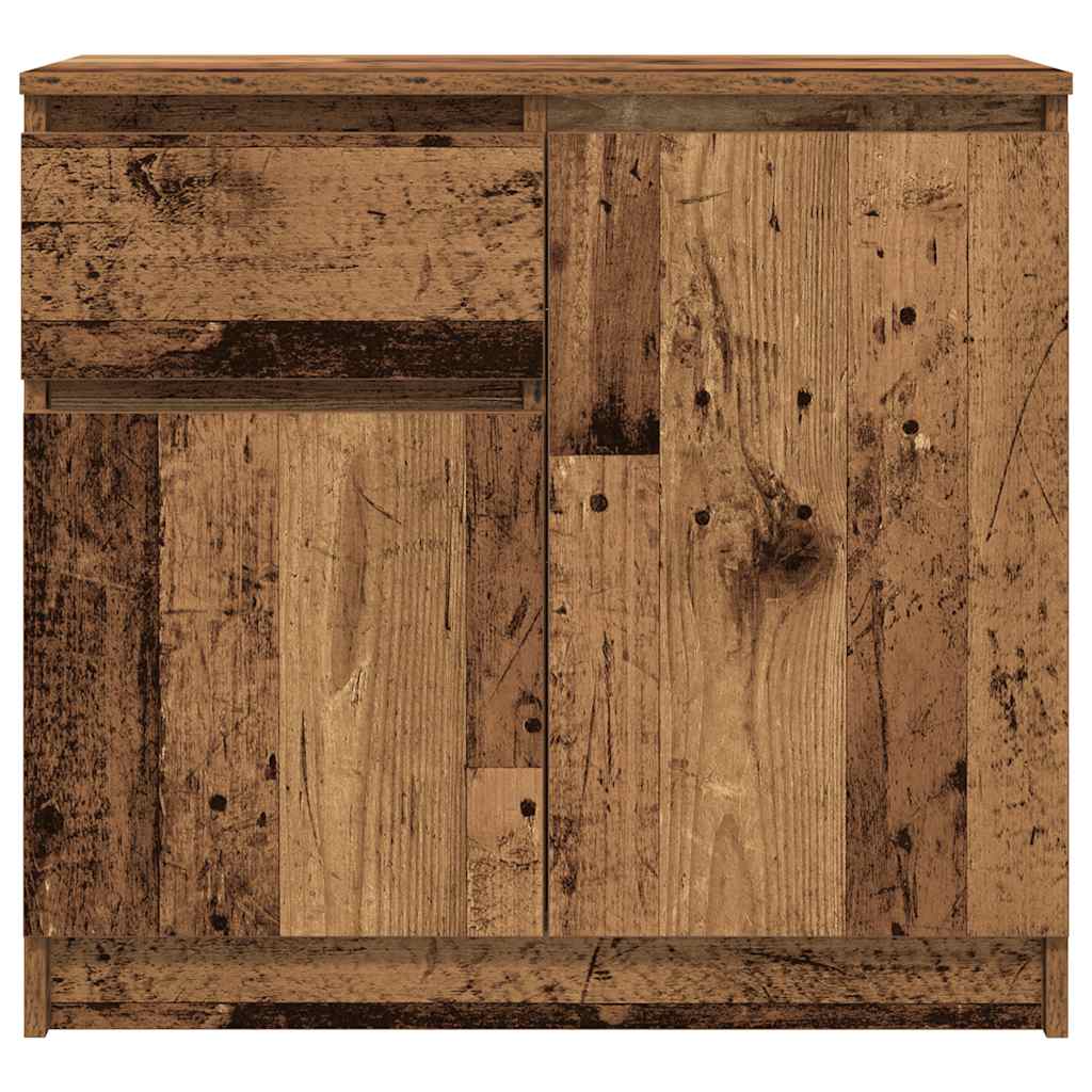 Komoda s ladicama staro drvo 71x35x65 cm konstruirano drvo