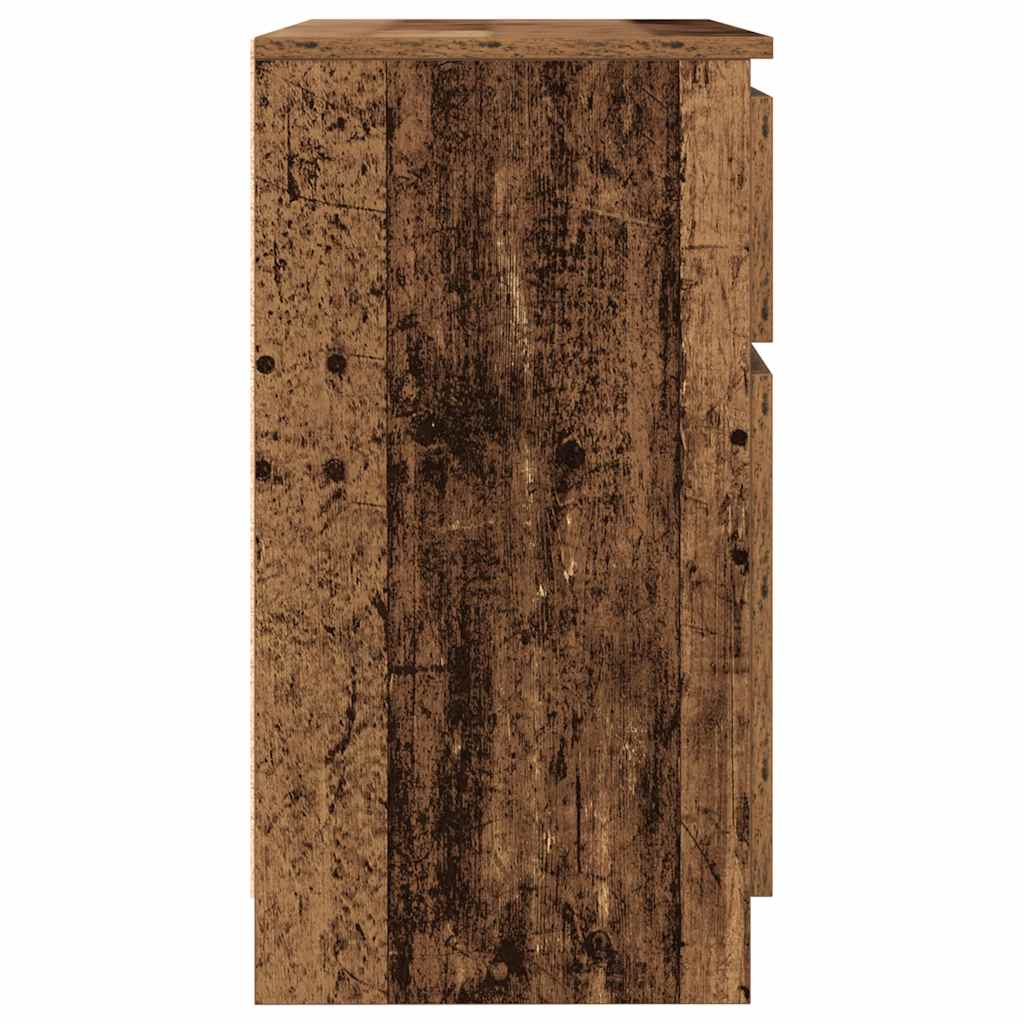 Komoda s ladicama staro drvo 71x35x65 cm konstruirano drvo