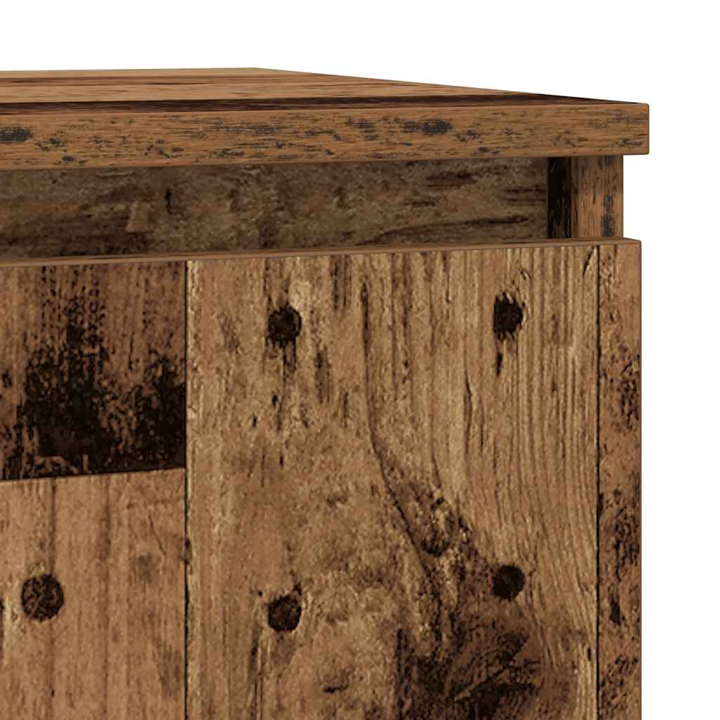 Komoda s ladicama staro drvo 71x35x65 cm konstruirano drvo