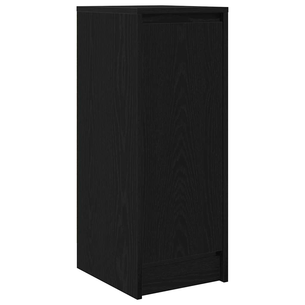 Komoda crni hrast 29,5x34x76 cm konstruirano drvo