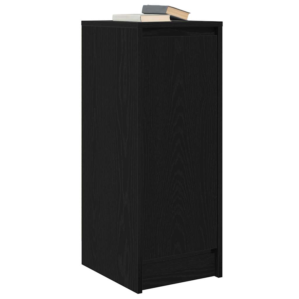 Komoda crni hrast 29,5x34x76 cm konstruirano drvo