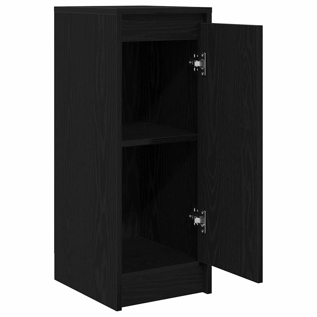 Komoda crni hrast 29,5x34x76 cm konstruirano drvo